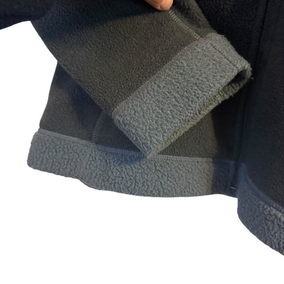 Patagonia Women’s Synchilla Full Zip Hooded Fleece Jacket Blue Estimated Large - Picture 4 of 6